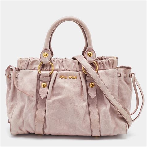 miu miu vitello lux dome satchel|Miu Miu .